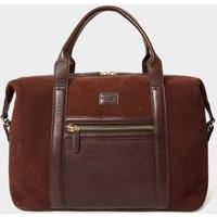 OSPREY LONDON Men's The Mocha Suede Holdall in Chocolate