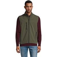 SOL'S Men's Rallye Soft Shell Bodywarmer Jacket in Dark Green | Size: 2XL