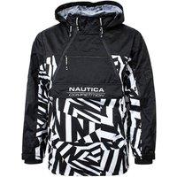 Nautica Men's Ghost Oh Black/White Jacket in Black | Size: XL