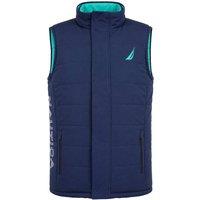 Nautica Men's Tamar Navy/Green Reversible Gilet in Navy | Size: Medium