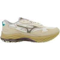 Mizuno Men's Wave Rider Beta Premium Beige Trainers | Size: 4.5