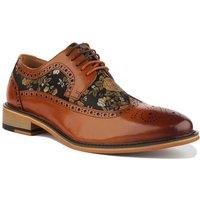 JUSTINREESS ENGLAND Men's 'Ross' Leather Shoes in Brown | Size: 8