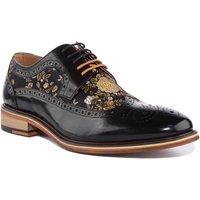 JUSTINREESS ENGLAND Men's 'Ross' Leather Shoes in Black | Size: 9