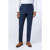 Ted Baker Men's Flat Fronted Slim Fit Suit Trousers in Cobalt | Size: 44L