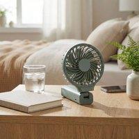 Madison & Mayfair Electric Mini Fan in Green