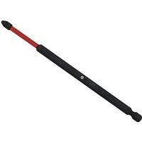 Forgefix ForgeFast Pozidriv Compatible Impact Bit PZ2 x 152mm (Card 1) in Black