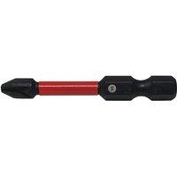 Forgefix ForgeFast Pozidriv Compatible Impact Bit PZ2 x 50mm (Box 5) in Black