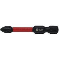 Forgefix ForgeFast Pozidriv Compatible Impact Bit PZ2 x 50mm (Card 2) in Black