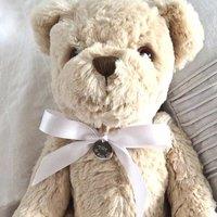 Aye Do Gifts Personalised Luxury Teddy Bear & Duchess Disc in Beige