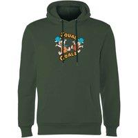 Zavvi The Flintstones Squad Goals - Forest Hoodie - Green | Size: Small
