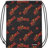 Lego Ninjago Black/Red Drawstring Bag in Black