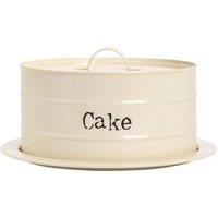 FLAVORA Metal Kitchen Cake Tin - Cream | Size: 100 cm x 15 cm