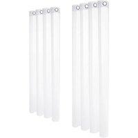 PAWNORA Net Voile Sheer Curtain white 72"(183cm)