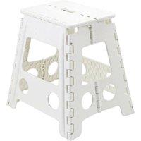 PAWNORA Multi-Purpose Folding Step Stool in White