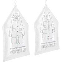 PAWNORA Vacuum Storage Bags 4pcs&4pcs70*90cm&70*110cm in White