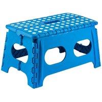 PAWNORA 150kg Wide Folding Step Stool BLUE