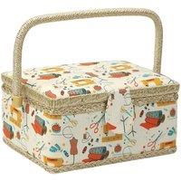 EONLION Fabric Sewing Box Basket Extra Large Design Storage | Size: 500mm