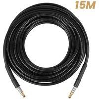 EONLION 15m Extension Hose Pipes High Pressure Washer in Black | Size: 100g