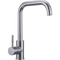 Kelvenix Kitchen Sink Mixer Taps Swivel Spout in Silver | Size: 10000mm x 520mm