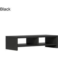 Kelvenix Black 2 Tier Large Computer Desktop | Size: 0.6m2