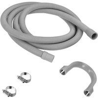 PAWNORA 2.5M UNIVERSAL Washing Machine Dishwasher Waste Drain Hose in Grey | Size: 10000mm x 520mm