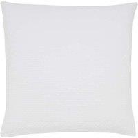 Murmur 'Hush' Cotton Percale Square Pillowcase in White