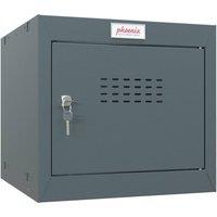 Phoenix Safe Company Size 1 Dark Grey Cube Locker with Key Lock, CL0344AAK, 44 Liters