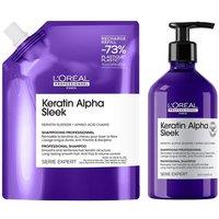 L'Oreal Professionnel Duo Keratin Alpha Sleek Shampoo Refill in Purple