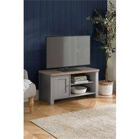 Birlea TV Unit Blue Oak Highgate Small Entertainment Navy Farmhouse Shabby Chic in Grey