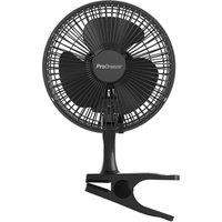 Pro Breeze 6 Mini Clip Fan - Ultra Quiet & High Power in Black
