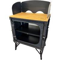 Olpro Bamboo 3 in 1 Folding Table Storage Camping Cupboard