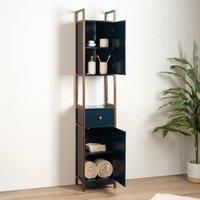 Scottish Everlastings Ltd Tall Navy Bathroom Unit