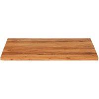 Berkfield Home Table Top 80x80x3.8 cm Square Solid Wood Acacia in Brown