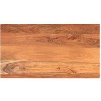 Berkfield Home Table Top 100x60x3.8 cm Rectangular Solid Wood Acacia in Brown