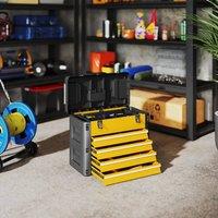 EONLION Yellow Large Toolbox with 4 Drawers | Size: 1000mm 2000mm