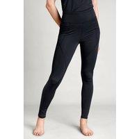Enorsia Women's High Waisted Full Length Active Leggings in Black | Size: 12