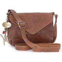 Catwalk Collection Handbags Women's Erin Small Envelope Crossbody Bag in Brown