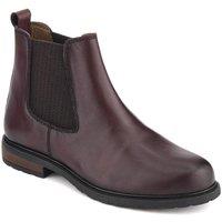 Jones Bootmaker Women's Mayah Leather Chelsea Boots in Burgundy | Size: 7