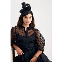 Phase Eight Women's Bow Twisted Pillbox in Black