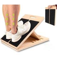 EONLION Wooden Slant Board Calf Stretcher Foldable in Natural | Size: 0-12 m