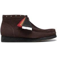 Clarks Men's Wallabee Boot Brown Interest Ankle Boots, Wallabee, Lace Up | Size: 9-Standard Fit