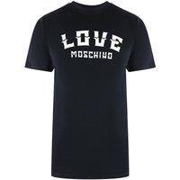 Love Moschino Men's Short Sleeve Round T-shirt in Navy | Size: Medium
