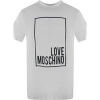 Love Moschino Men's Short Sleeve Round T-shirt in White | Size: Large