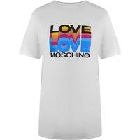 Love Moschino Men's Short Sleeve Round T-shirt in White | Size: XL