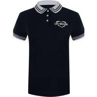 Love Moschino Men's Short Sleeve Polo Shirt in Navy | Size: Large