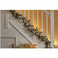 Marco Paul 180cm Artificial Christmas Garland with Berries in Green