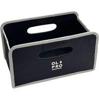 Olpro 6L Folding Storage Box Black With Handles