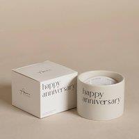 Amore by Juliana Double Wick Candle - Happy Anniversary in Off-White