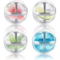 FLAVORA Set of 2 Stainless Steel Frame Silicone Ice Ball | Size: 1000ml