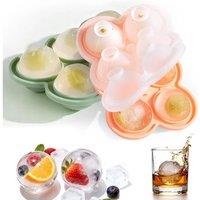 FLAVORA 2 Pack 6 Grid Round Ice Ball Maker Trays | Size: 0.6m2